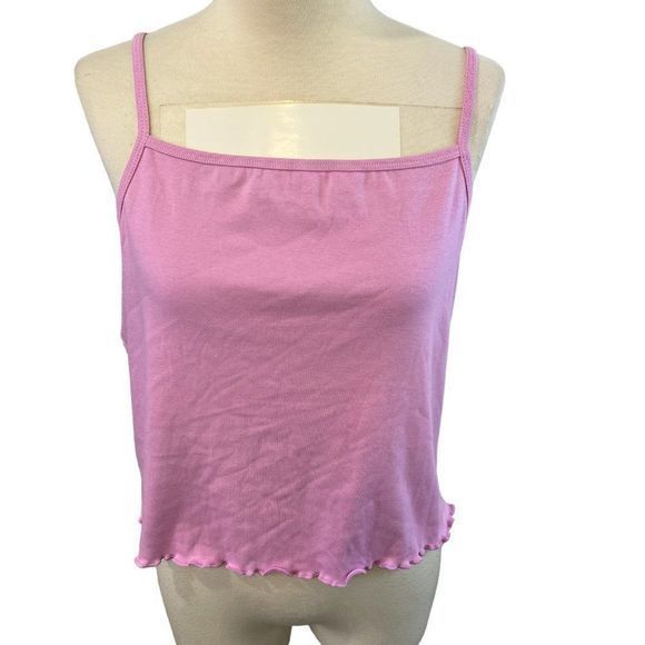 NWOT BP Square Neck Crop Camisole in Purple Tulip (2X) - Picture 4 of 11